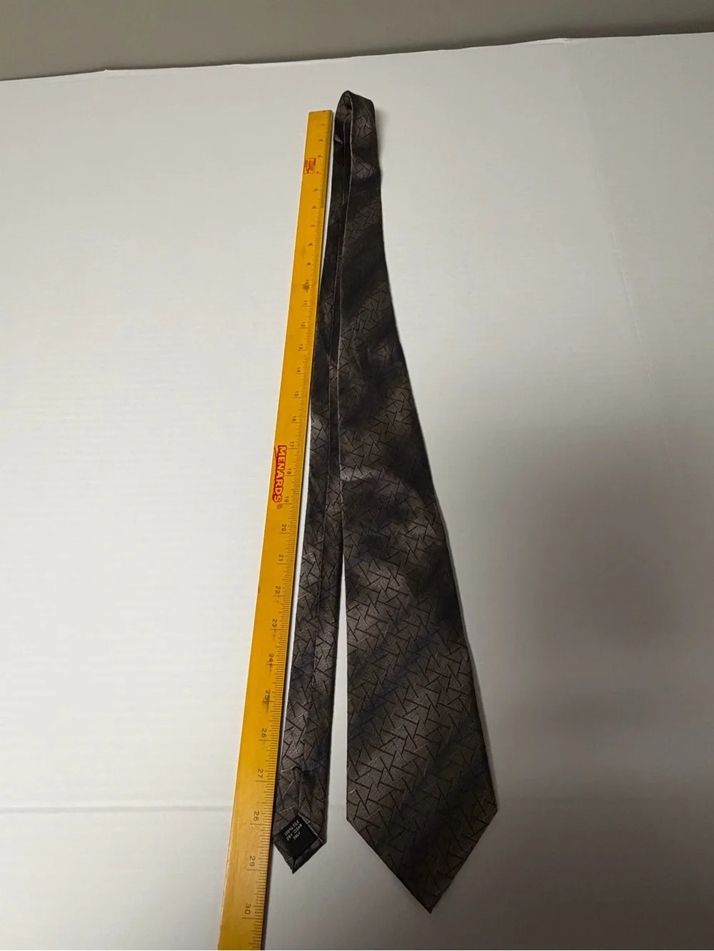Joseph & Feiss Brown Geometric Silk Tie